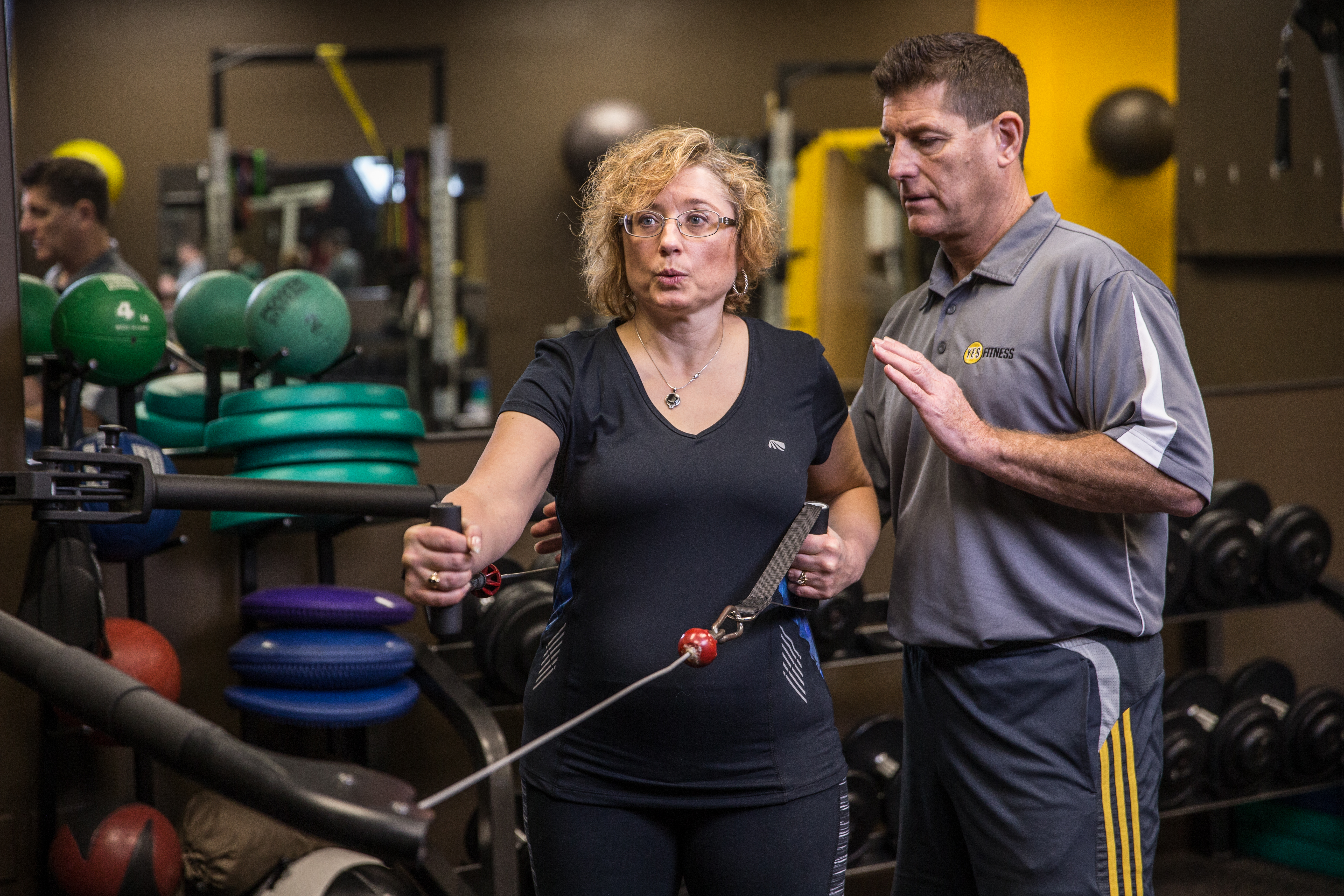 Core and Confidence coaching at YES Fitness